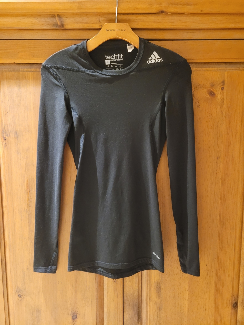adidas Women’s Techfit Long-Sleeve Compression Top - Black